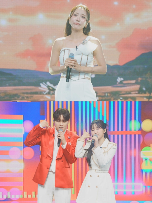 미스트롯 포유 22회 여성 솔로 무대와 국악 듀엣 방송 사진
